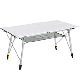 Outsunny Portable Roll-Up Aluminium Folding Picnic Table Outdoor Bbq Party - thumbnail 2