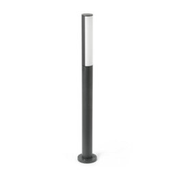 Luminosa Lighting Luminosa Beret Led Outdoor Tall Bollard Light Dark Grey Ip54 - thumbnail 1