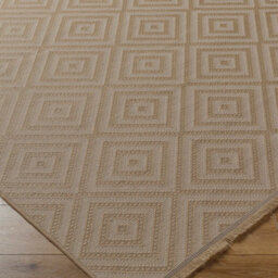 Livabliss Mystery-Washable Tan Beige Ivory Modern Living Dining Jute Rug 79 X 220 Cm Easy Care, Non Shedding - thumbnail 6