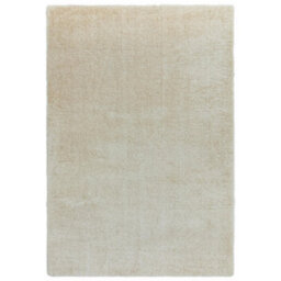Furniturebox Uk Selby Beige Shaggy Deep Pile Rug 120X170 - thumbnail 2