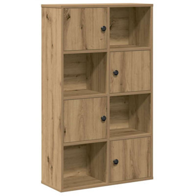 Berkfield Durable Bookcase Artisan Oak 60X24X101.5 Cm Engineered Wood - image 1