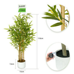 MCC Direct Artificial Plant Bamboo Tree Indoor House Plant 110Cm - thumbnail 5