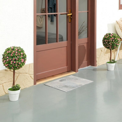 Homcom Set Of 2 Artificial Plants With Rose Flower In Pot, 60Cm, Pink - image 1