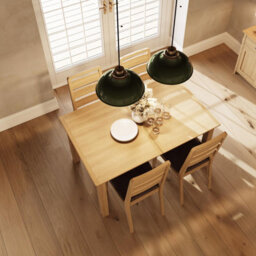 FWSTYLE Natural Oak 1.4M Extending Dining Table - thumbnail 3