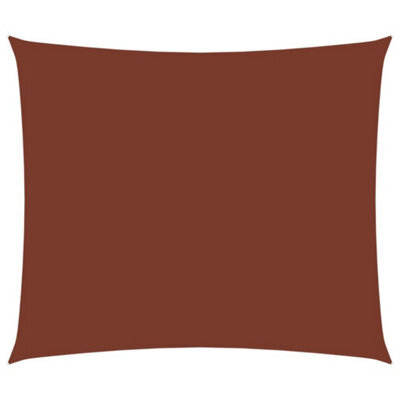 Berkfield Sunshade Sail Oxford Fabric Rectangular 2.5X3.5 M Terracotta - image 1
