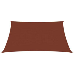 Berkfield Sunshade Sail Oxford Fabric Rectangular 2.5X3.5 M Terracotta - thumbnail 2