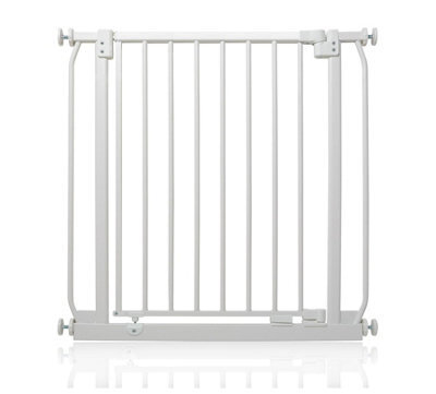 Safetots Elite Pressure Safety Gate, 71Cm - 80Cm, Matt White, Pressure Fit Stair Gate - image 1