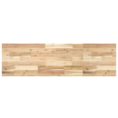 Berkfield Bathroom Vanity Top Untreated 160X40X4 Cm Solid Wood Acacia - image 1