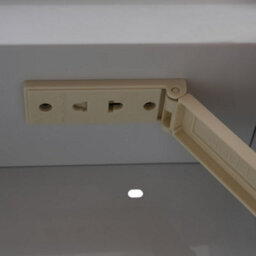 Living And Home 1-Door Led Illuminated Anti Fog Mirrored Bathroom Cabinet With Touch Sensor Shaver Socket 60X45Cm - thumbnail 5