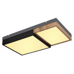 Luminosa Lighting Luminosa Gundi 35Cm Integrated Led Semi Flush Ceiling Light White Matt Led 3000K