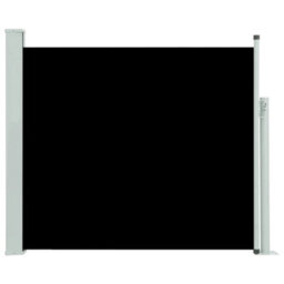 Walplus Patio Retractable Side Awning Garden Sun Shade Canopy Gazebo For Back Door, Porch, Patio 100X300 Cm Black - thumbnail 2