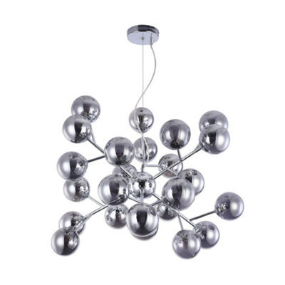 Luminosa Lighting Luminosa Dallas Ceiling Pendant Lamp Chrome, 24 Light, G9 - image 1