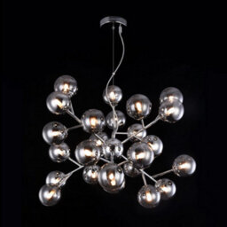 Luminosa Lighting Luminosa Dallas Ceiling Pendant Lamp Chrome, 24 Light, G9 - thumbnail 3