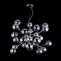 Luminosa Lighting Luminosa Dallas Ceiling Pendant Lamp Chrome, 24 Light, G9 - thumbnail 4