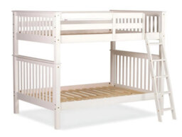 Amani Malvern White Bunk Bed - Convertable Into Two 4Ft Beds (Quad Sleeper) - thumbnail 5