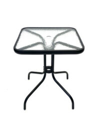 Black Rattan Balcony Set Square Glass Table & 2 Rattan Chairs Be Furniture - thumbnail 8
