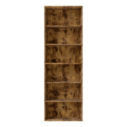 Levede 6 Tier Wooden Bookcase Storage Shelf Display Organizer Unit - thumbnail 3