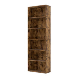 Levede 6 Tier Wooden Bookcase Storage Shelf Display Organizer Unit - thumbnail 2