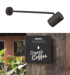 Luminosa Lighting Luminosa Sign 1 Light Display Spotlight Graphite Ip65, Gu10 - thumbnail 2