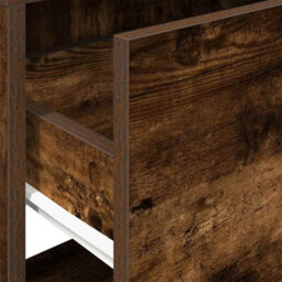Berkfield Bedside Cabinet With Drawer Smoked Oak 51X31X47 Cm - thumbnail 8