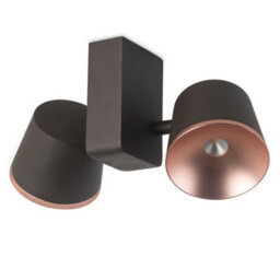 Luminosa Lighting Luminosa Drone Integrated Led Dome Wall / Ceiling Light Brown, Copper - thumbnail 5