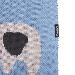 Beliani Blanket Hilkot Cotton 130 X 170 Cm Blue - thumbnail 6