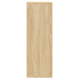 Berkfield Wall Shelf Sonoma Oak 104X20X58.5 Cm Engineered Wood - thumbnail 5