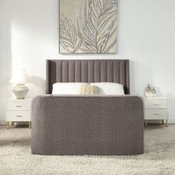 Home Source Riviera King Size Fabric Side Lift Ottoman Tv Bed - thumbnail 6