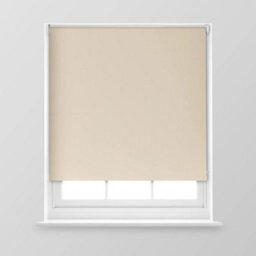 A.unique Home Premium Trimmable Thermal Blackout Roller Window Blind - 5Ft - Cream - 150Cm (W) X 170Cm (L) - thumbnail 1