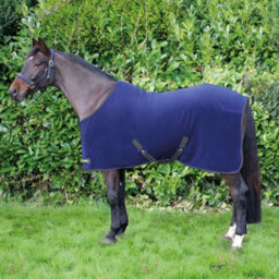 Hy Stormx Original Horse Fleece Rug Navy/grey (7) - thumbnail 2