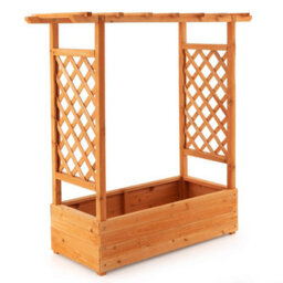 Raised Garden Bed With Arch Trellis - thumbnail 1
