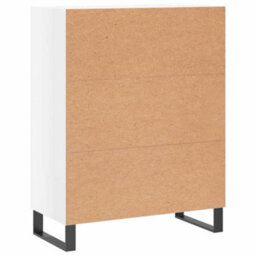 Berkfield Classic Sideboard High Gloss White 69.5X34X90 Cm Engineered Wood - thumbnail 8