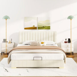 "Costway 64"" Floor Lamp Modern Standing Lamp With Adjustable Lamp Head-Gold" - thumbnail 9