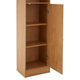 Orsina Portland Tall Oak Veneer Cabinet - thumbnail 7
