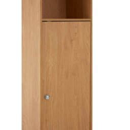 Orsina Portland Tall Oak Veneer Cabinet - thumbnail 6