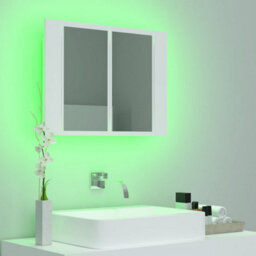 Walplus Led Bathroom Mirror Cabinet White 60X12X45 Cm Acrylic - thumbnail 4