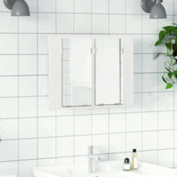 Walplus Led Bathroom Mirror Cabinet White 60X12X45 Cm Acrylic - thumbnail 1