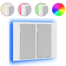 Walplus Led Bathroom Mirror Cabinet White 60X12X45 Cm Acrylic - thumbnail 2