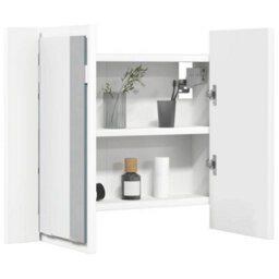 Walplus Led Bathroom Mirror Cabinet White 60X12X45 Cm Acrylic - thumbnail 7