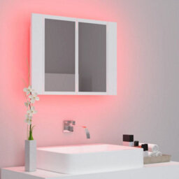 Walplus Led Bathroom Mirror Cabinet White 60X12X45 Cm Acrylic - thumbnail 5
