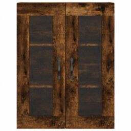 Berkfield Elegant Highboard Smoked Oak 69.5X34X180 Cm Engineered Wood - thumbnail 6