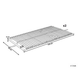 Beliani Slatted Bed Base Liry 180 X 200 Cm (Eu Super King) - thumbnail 3