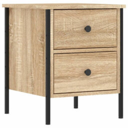 Berkfield Bedside Cabinet Sonoma Oak 40X42X50 Cm Engineered Wood - thumbnail 2