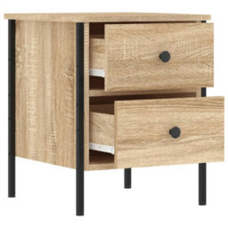 Berkfield Bedside Cabinet Sonoma Oak 40X42X50 Cm Engineered Wood - thumbnail 6