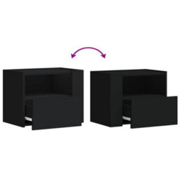 Berkfield Wall-Mounted Bedside Cabinets 2 Pcs White 45X30X35 Cm - thumbnail 8