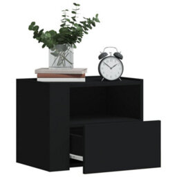 Berkfield Wall-Mounted Bedside Cabinets 2 Pcs White 45X30X35 Cm - thumbnail 3