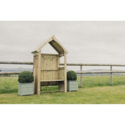 Churnet Valley Garden Furniture Ltd Poppy Arbour - Timber - L61 X W120 X H205 Cm - Garden Furniture - Set Of Waterproof Cushions Included - thumbnail 3