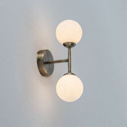 Pagazzi Lighting Pagazzi Lior 2-Light Antique Brass Wall Light - thumbnail 2