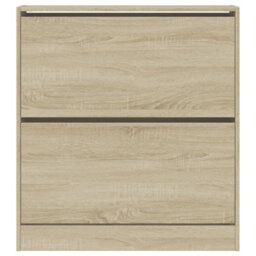 Walplus Shoe Cabinet Sonoma Oak 80X21X87.5 Cm Engineered Wood - thumbnail 5