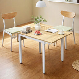 Songmics Folding Dining Table, Drop Leaf Extendable, For Small Spaces, Seats 2-4 People, Industrial, 78 X 120 X 76.2 Cm - thumbnail 1